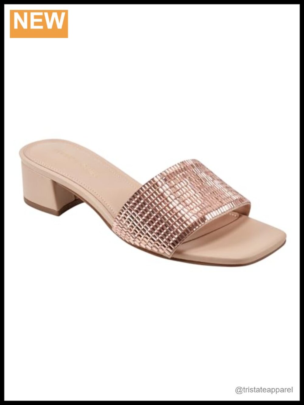 Women's Satin Embellished Block Heel Square Toe Dress Sandals